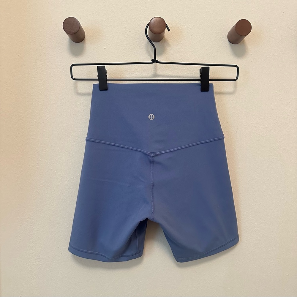 lululemon athletica Blue Bike Shorts